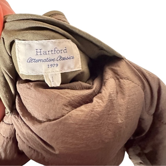 HARTFORD ALTERNATIVE CLASSICS Reversible Sherpa Quilted Nylon Puffer Gilet - Picture 9 of 10